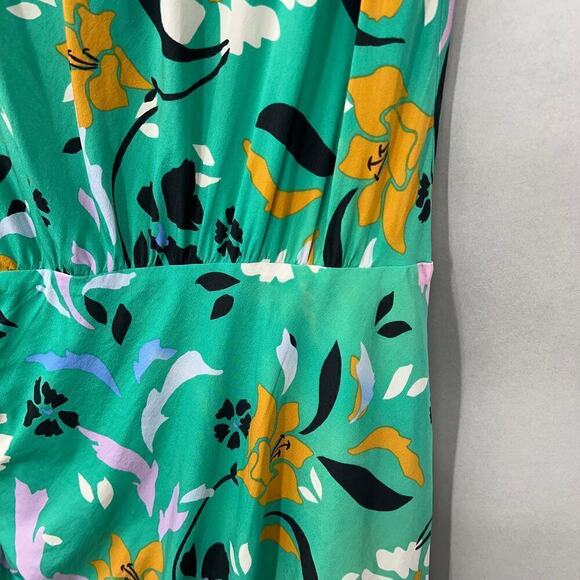 1.Veronica Beard Mini Dress Womens Medium Silk Floral Garden Party Feminine Chic - Picture 7 of 11